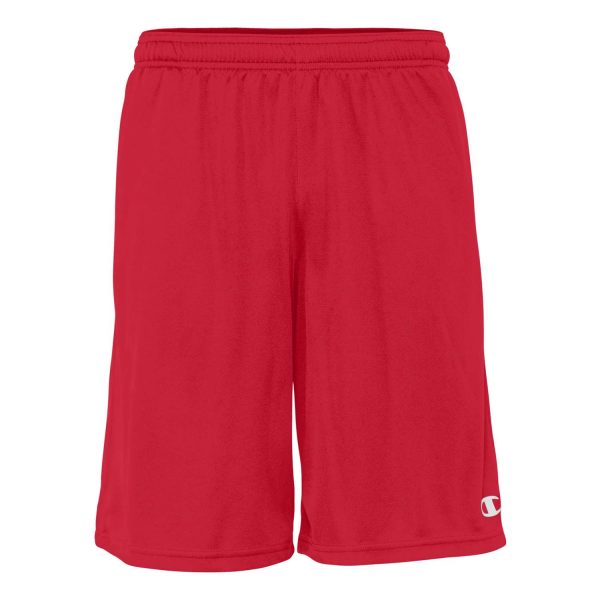 red Champion Core Pocket Short, front view