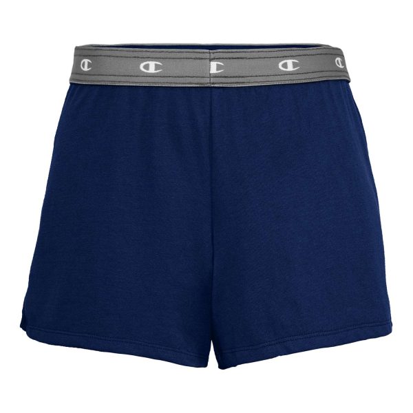 navy Champion Essential Short, front view
