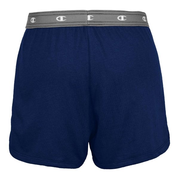 navy Champion Essential Short, back view