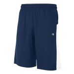 Navy/White Champion Double Dry Pocketed Short, Front View