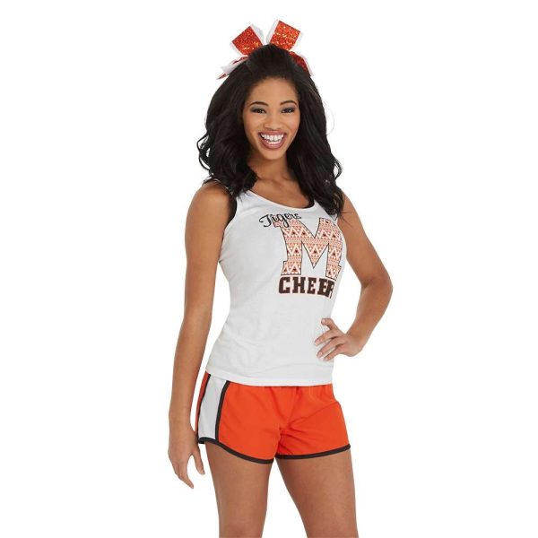smiling model posing in Augusta Pulse Shorts
