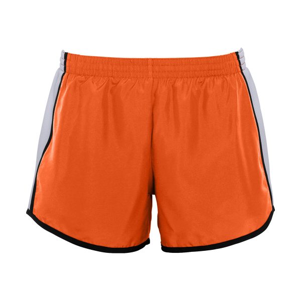 Orange Augusta Pulse Team Shorts, Front View