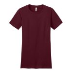 Maroon Solid Concert Tee, Front View