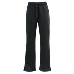Black Pennant Flare Sweatpant, Front View