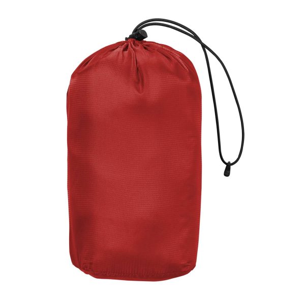 red Port Authority Packable Puffy Jacket drawstring carrying pouch