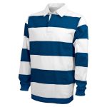 Royal/White Charles RIver Classic Rugby Shirt, Front View