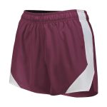 Maroon Holloway Olympus Team Shorts, Front View