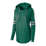 Vintage Forest Green/Vintage Grey Holloway Hooded Low Key Pullover, Front View