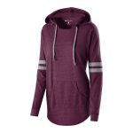 879390 maroon grey holloway hooded low key pullover