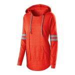 879390 orange grey holloway hooded low key pullover