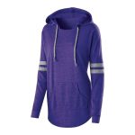 Vintage Purple/Vintage Grey Holloway Hooded Low Key Pullover, Front View