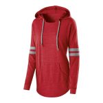 879390 scarlet grey holloway hooded low key pullover