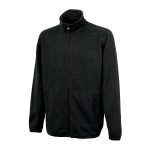 879493 black charles river heathered fleece jacket