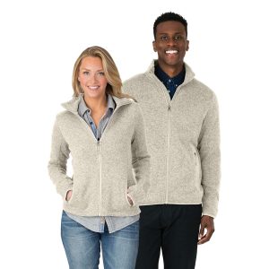 879493 charles river heathered fleece jacket