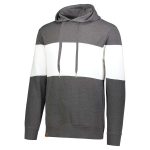 Carbon Heather/White Holloway All-American Hoodie, front view