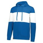 Royal Heather/White Holloway All-American Hoodie, front view