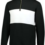 Men's Black Heather/White Holloway All-American Pullover, Front View