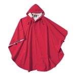 Red Charles River Pacific Poncho, Front View