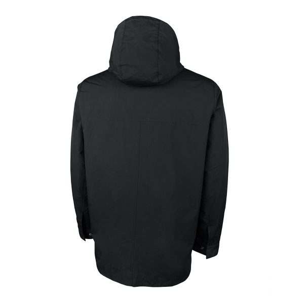 Black Charles River Logan Jacket Back