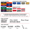 Adidas cheer color and decoration options — contact our sales team for assistance.
