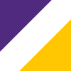 purple-gold-white